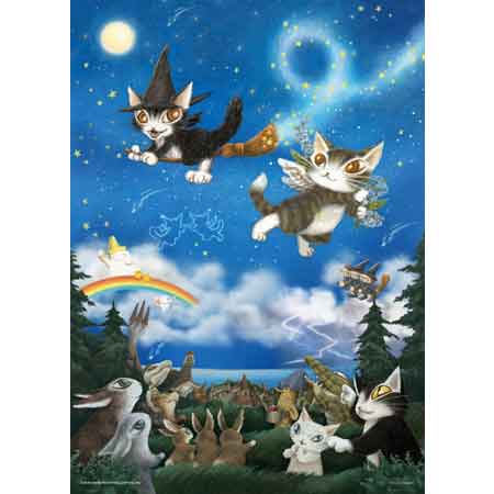 天使と悪魔のダヤン　輝く夜空をみんなで見上げて