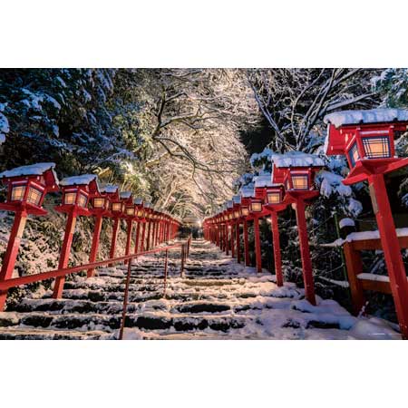 冬織りなす絶景　貴船神社（京都）