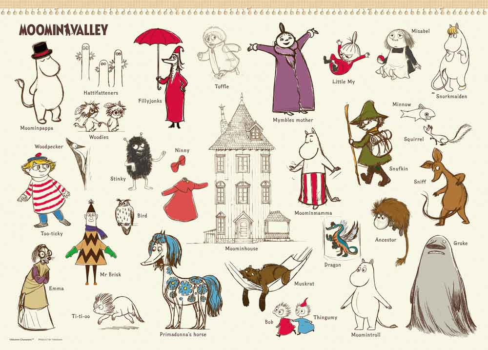 ムーミン　スケッチアート