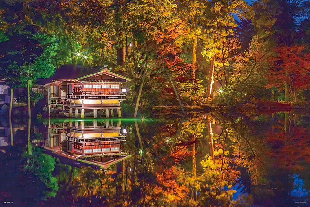 幻想感じる兼六園（石川）