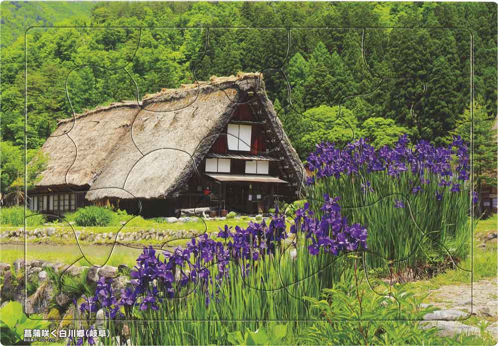 いきいきパズル　菖蒲咲く白川郷（岐阜）【通販限定】