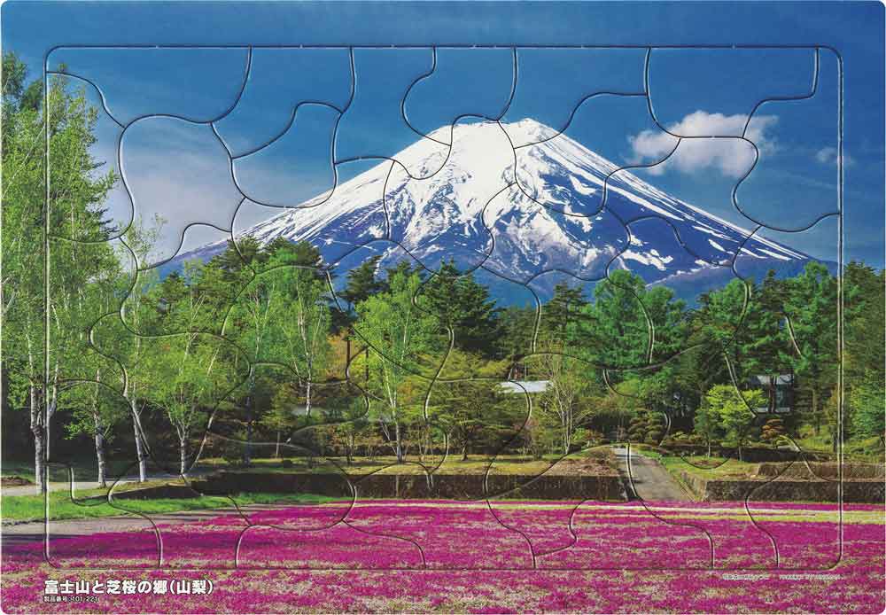 いきいきパズル　富士山と芝桜の郷（山梨）【通販限定】