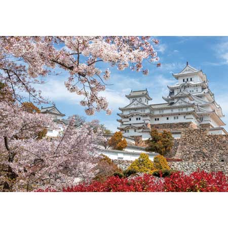 コンパクトピースパズル　桜時の姫路城（兵庫）
