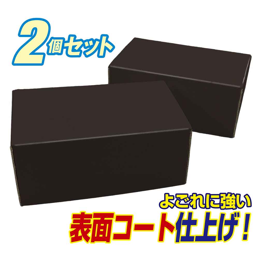 ストレイジボックスＤＸＭＳ　ブラック２個セット